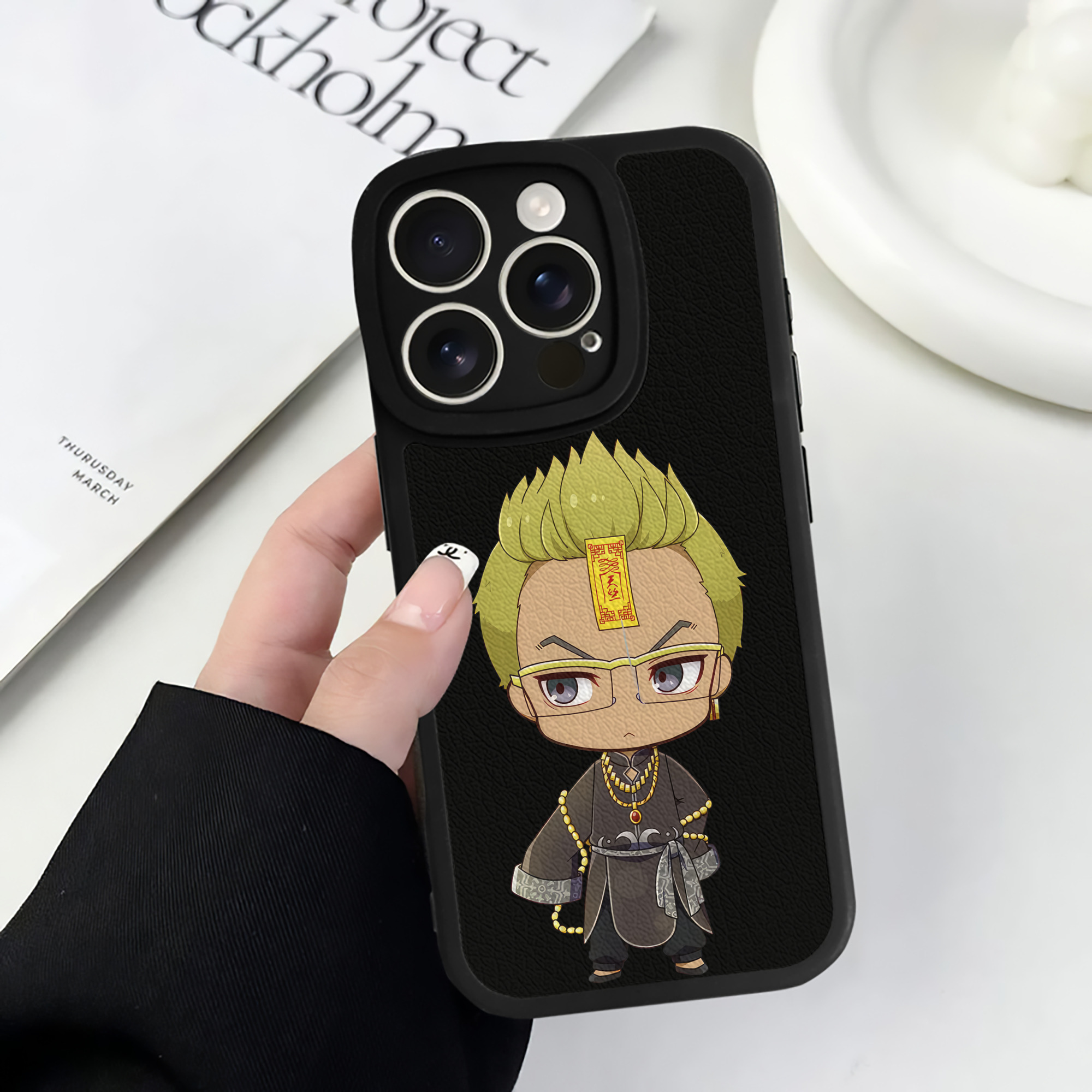 （画像用） 東京リベンジャーズ Tokyo Revengers 【iPhone 16シリーズ対応】シリコンスマホケース（レザー調） 材質：シリコン